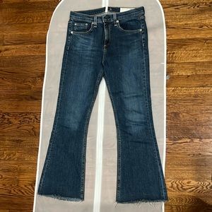 Rag & bone ankle flare denim 27